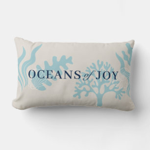 Oceans Of Joy Beach House Throw Pillow