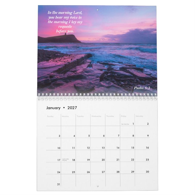 Oceans of Love 2023 Calendar (Jan 2027)