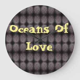 Oceans Of Love Large Clock