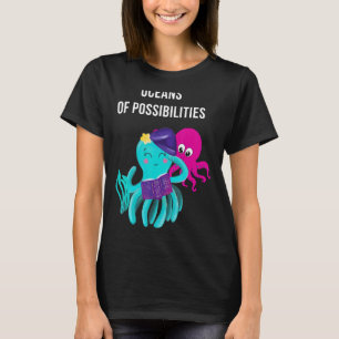 Oceans Of Possibilities Sea Animal Summer Reading T-Shirt