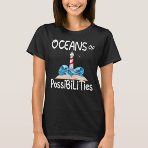 Oceans Of Possibilities Sea Animal Summer Reading T-Shirt