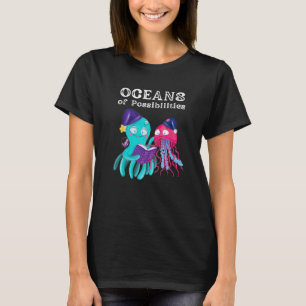 Oceans Of Possibilities Sea Animal Summer Reading T-Shirt