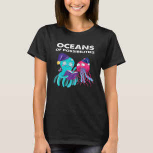 Oceans Of Possibilities Sea Animal Summer Reading T-Shirt
