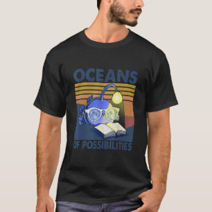Oceans Of Possibilities Summer Reading 2022 Angler T-Shirt