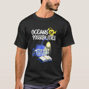 Oceans Of Possibilities Summer Reading 2022 Angler T-Shirt