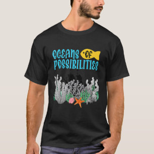 Oceans Of Possibilities Summer Reading 2022 Coral T-Shirt