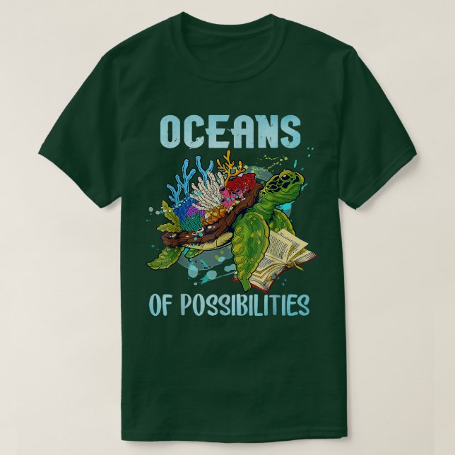 Oceans of Possibilities Summer Reading 2022 Tshirt (Design Front)