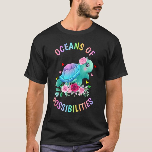 Oceans Of Possibilities Summer Reading 22 Libraria T-Shirt (Front)