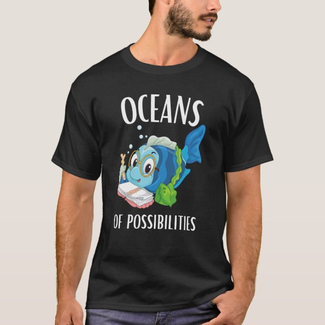 Oceans of possibilities summer reading T-Shirt (Front)