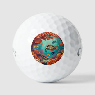 "Ocean's Palette" Golf Balls