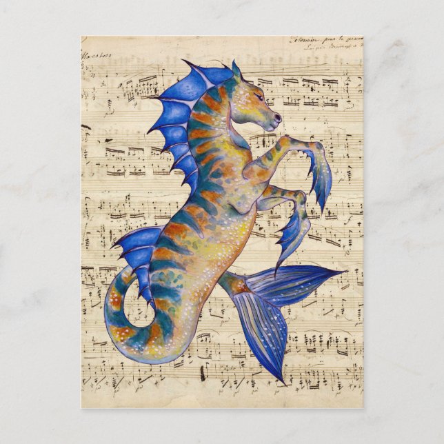 Oceans Song Postcard (Front)