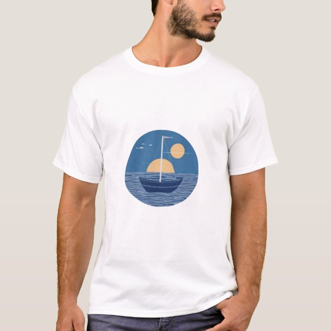 🌊🏖️ Oceans 🌞🌞 Sun t-shirt  (Front)