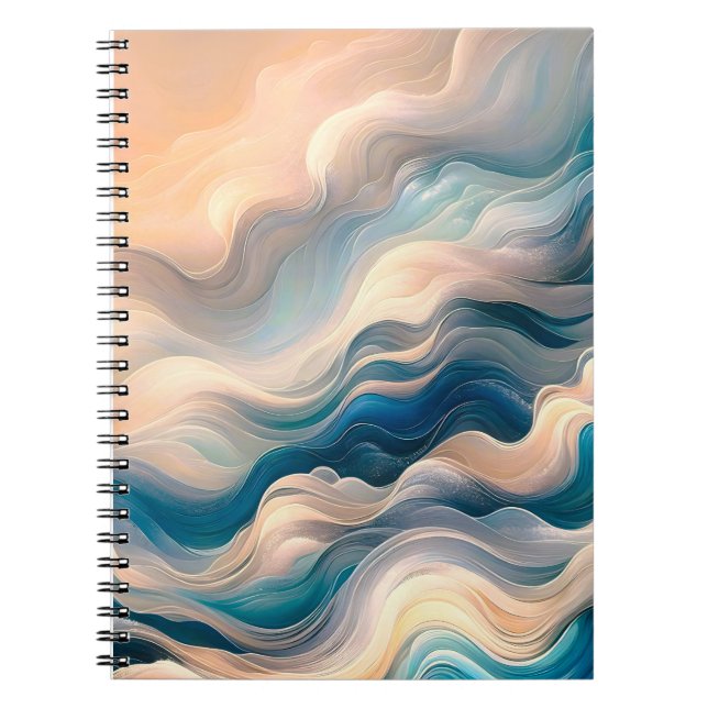 Ocean's Whisper: Calm and Motion Ballet Notebook (Front)