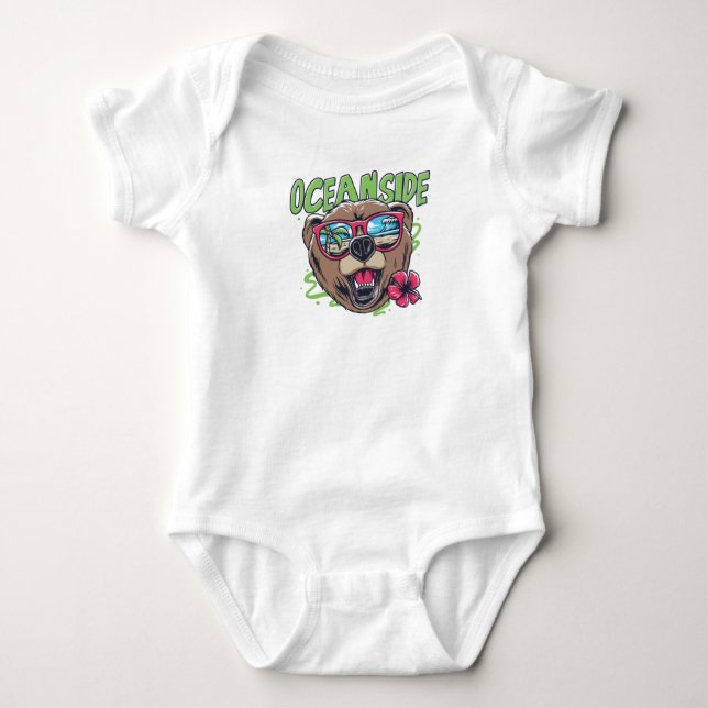 Oceanside Baby Bodysuit (Front)