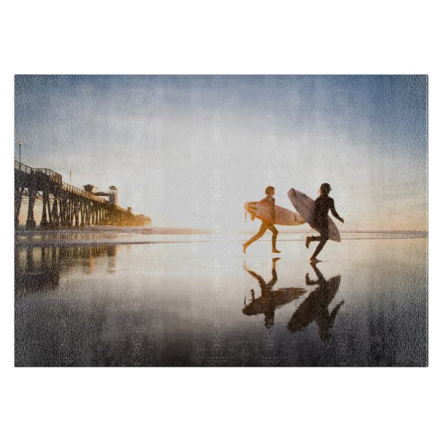 Oceanside Beach Cutting Board (Front)