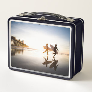 Oceanside Beach Metal Lunch Box