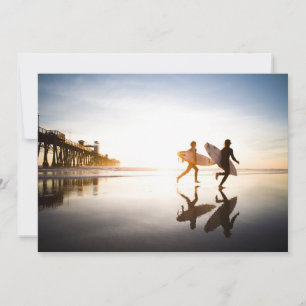 Oceanside Beach Thank You Card