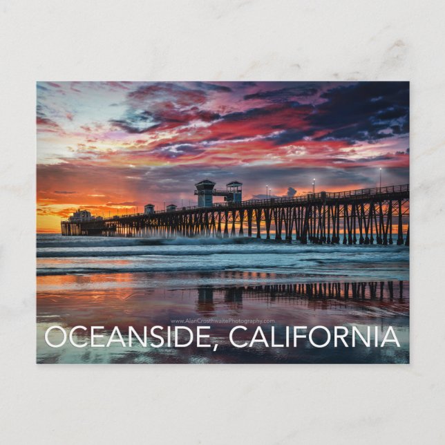 Oceanside, California Postcard (Front)
