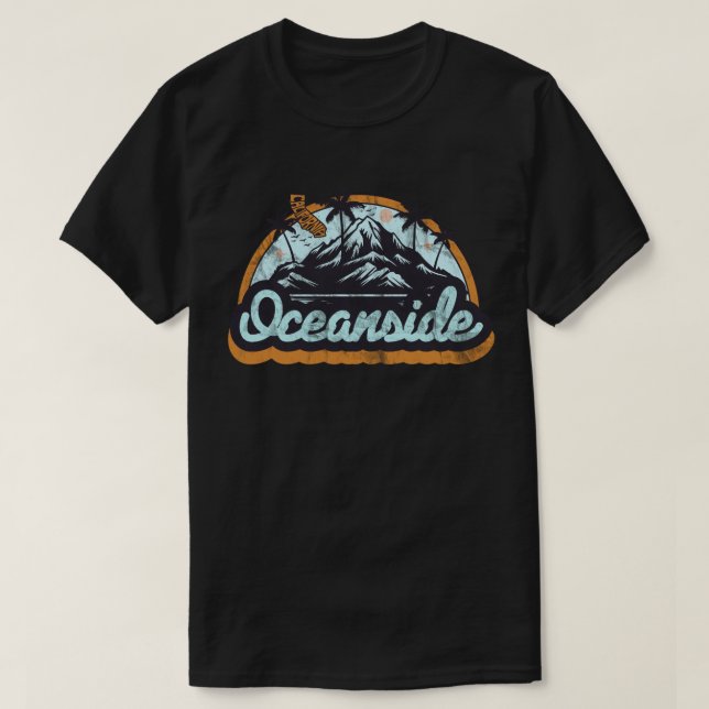 Oceanside, California T-Shirt (Design Front)