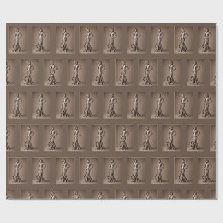 Oceline Ocelot Studio Portrait Pattern Wrapping Paper