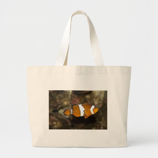 Ocellaris Clownfish Large Tote Bag (Front)