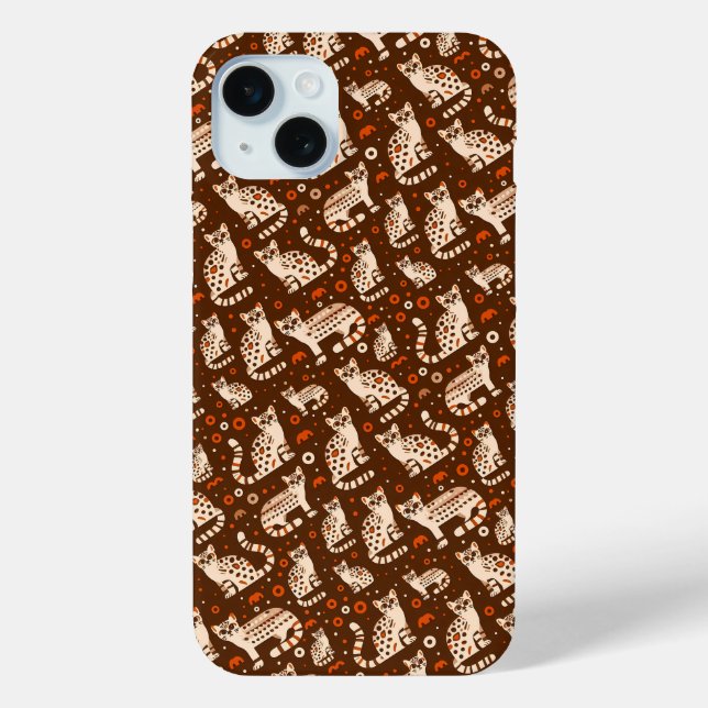 Ocelot Pattern Case-Mate iPhone Case (Back)