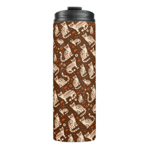 Ocelot Pattern Thermal Tumbler