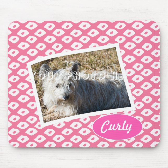 Ocelot Photo Frames - Pink Mouse Pad (Front)