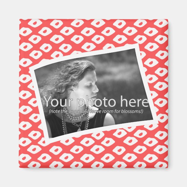Ocelot Photo Frames - Red Magnet (Front)