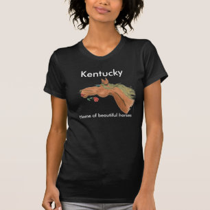 OceTDS185, Kentucky, Home of beautiful horses T-Shirt