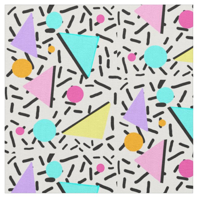 ochentero pattern fabric (Close Up)