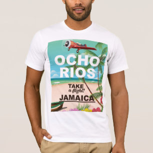 ocho rios jamaica travel poster T-Shirt