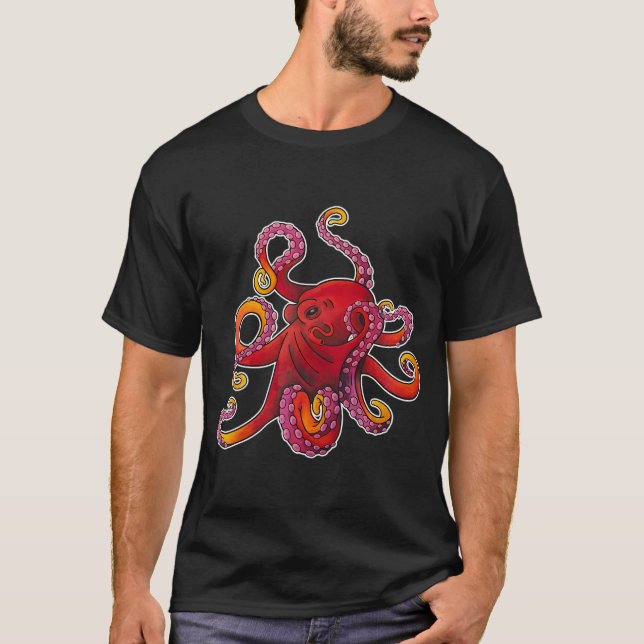 Ocho the Octopus T-Shirt (Front)