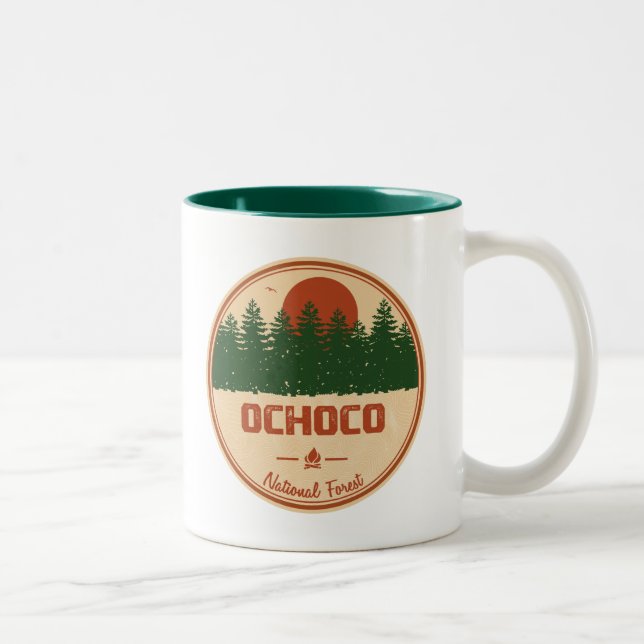 Ochoco National Forest Two-Tone Coffee Mug (Right)