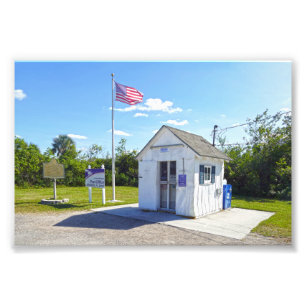 Ochopee, Florida, Post Office, Smallest in U.S. Photo Print