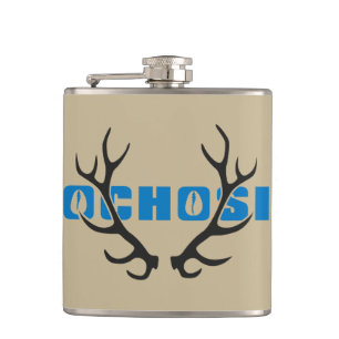 Ochosi the hunter hip flask