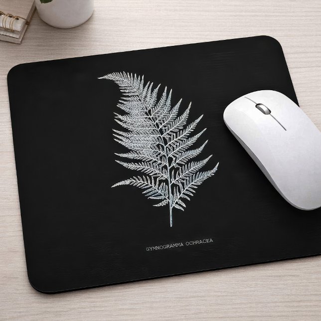 Ochre Fern Frond, Gymnogramma Ochracea  Mouse Pad (Ochre Fern Frond, Gymnogramma Ochracea. Mouse Pad)