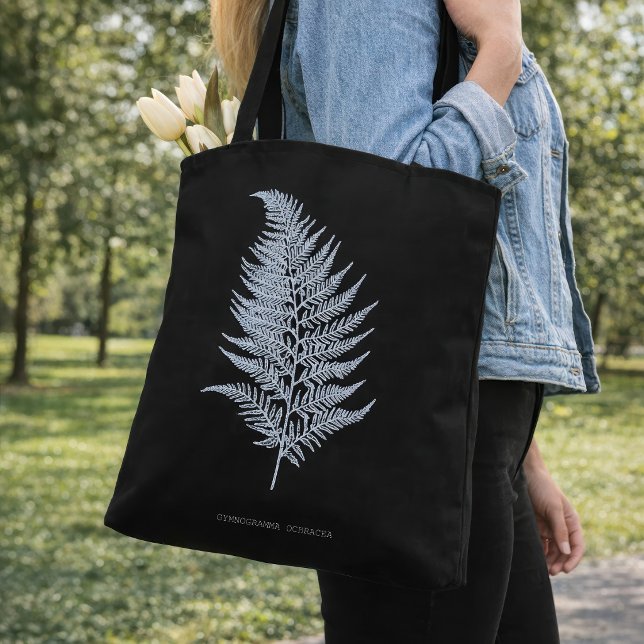 Ochre Fern Frond, Gymnogramma Ochracea  Tote Bag (Ochre Fern Frond, Gymnogramma Ochracea. Tote Bag)
