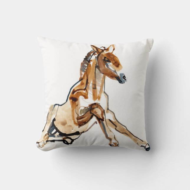 Ochre Foal Cushion (Front)