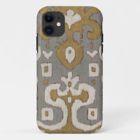 Ochre Ikat I