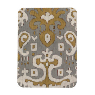 Ochre Ikat I Magnet