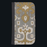 Ochre Ikat I Samsung S4 Wallet Case<br><div class="desc">Patterns</div>