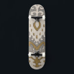 Ochre Ikat II Skateboard<br><div class="desc">Patterns</div>