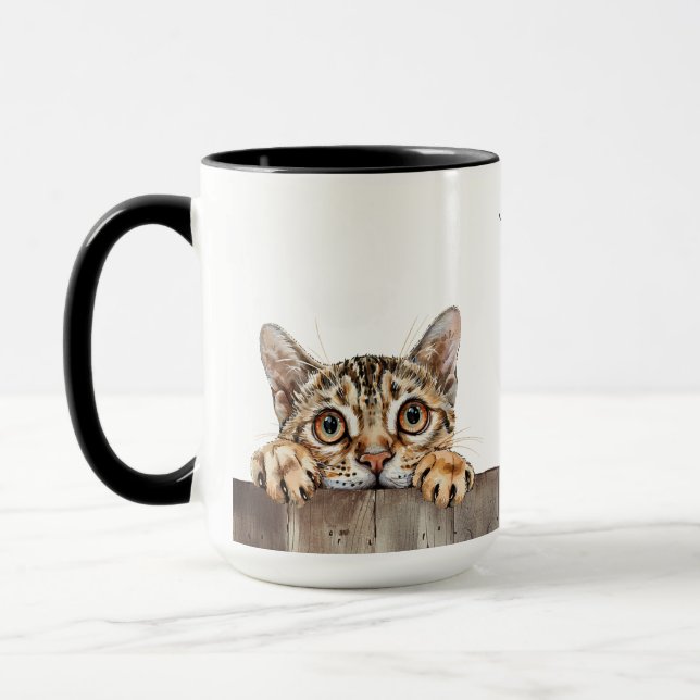 Ocicat Cat Mug (Left)