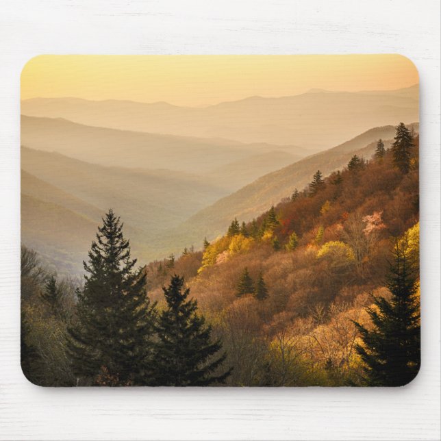 Oconaluftee Valley Overlook | North Carolina Mouse Pad (Front)