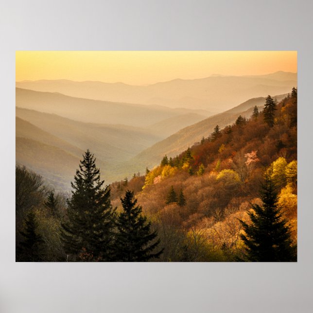 Oconaluftee Valley Overlook | North Carolina Poster (Front)