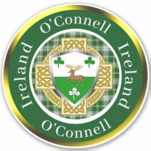 O'Connell Irish Shield/Celtic Cross Personalised