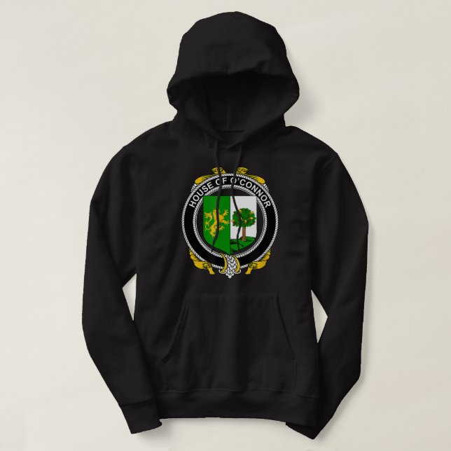O'Connor Coat of Arms  Family Crest  Hoodie (Design Front)
