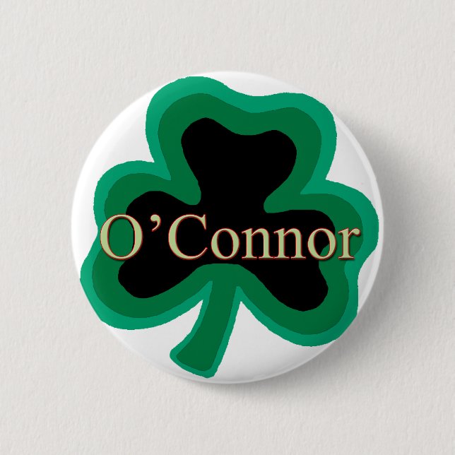 O'Connor Family 6 Cm Round Badge (Front)