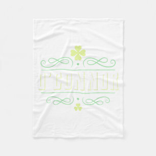 OConnor Shirt - Irish Surname Fleece Blanket